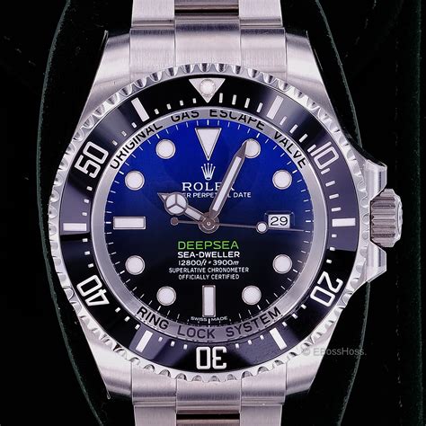 rolex sea-dweller deepsea blue|rolex deep sea dweller 44mm.